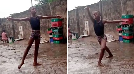 El niño descalzo, que bailaba bajo la lluvia en Africa, estudiará ballet en Nueva York