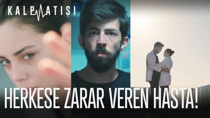 Hastaneyi birbirine katan hasta!