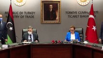 Pekcan: 'Türkiye ile Libya arasında ekonomik ve ticari ilişkilerimiz açısından çok önemli bir belgeye imza atmış bulunuyoruz' - ANKARA
