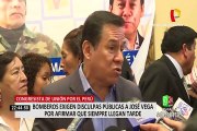 Bomberos exigen disculpas públicas a congresista José Vega por afirmar que siempre llegan tarde