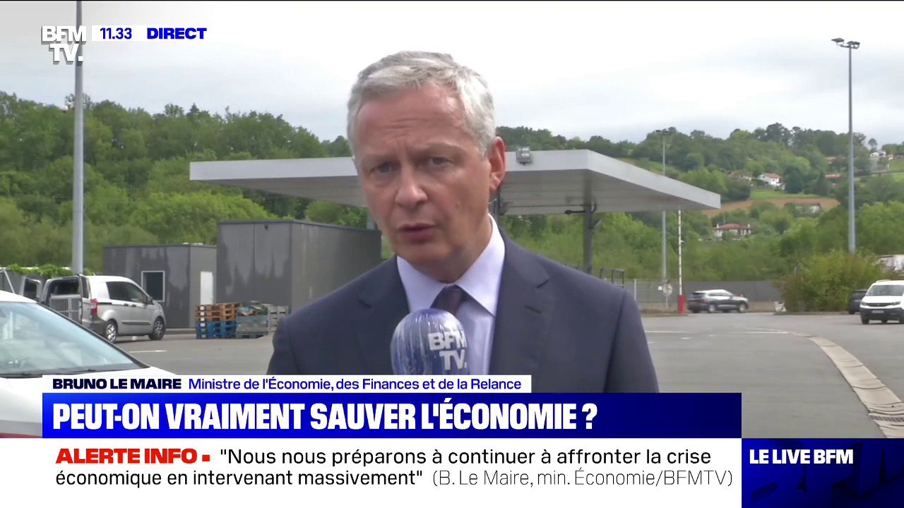 Bruno Le Maire: "S'il n'y a pas de distanciations sociales possibles, il faut qu'il y ait le port du masque" dans les entreprises