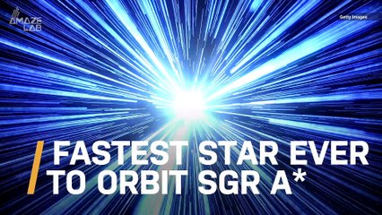 Star Moving 15,000 Miles Per Second Orbiting Our Galaxy's Supermassive Black Hole