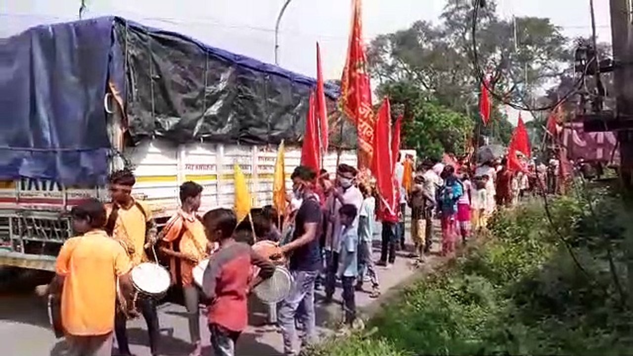 মহা আড়ম্বরে বজরঙ্গবলির প্রাণ প্রতিষ্ঠা! ছিল সামাজিক দূরত্বও