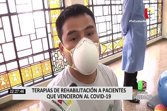 Hospital Dos de Mayo: intensifican terapias de rehabilitación para pacientes que vencieron al coronavirus