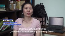 A blind Chinese masseuse voicing out against sexual abuse
