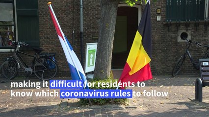 Tiny Belgian enclave in Netherlands juggles different virus rules