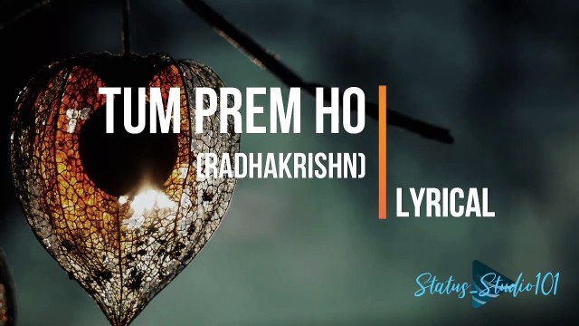 Tum Prem Ho | Tum Preet Ho | RadhaKrishn | Lyrical | Janmashtami Special | Serial Song