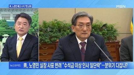 [백운기의 뉴스와이드] 문 대통령 '노영민 사표 반려'…靑 수석급 인사, 평가는?