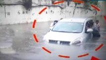 Cars drowned, traffic jam, heavy rains lashes Delhi