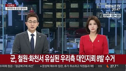 군, 철원·화천서 유실된 우리측 대인지뢰 8발 수거