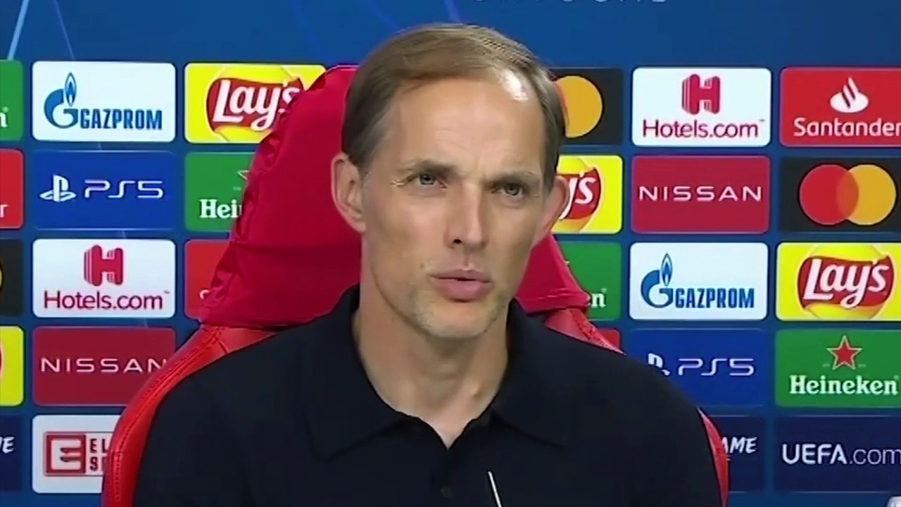 Football - Champions League - Thomas Tuchel press conference after PSG 2-1 Atalanta