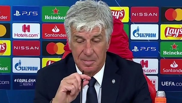 Football - Champions League - Gian Piero Gasperini press conference after PSG 2-1 Atalanta