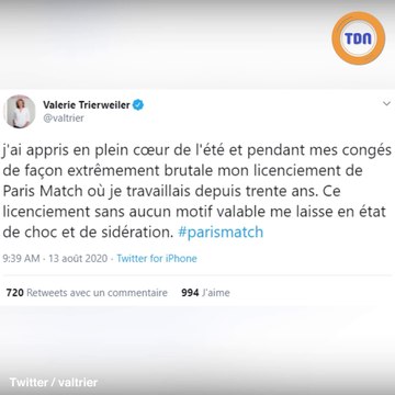 Valérie Trierweiler en état de choc après son licenciement