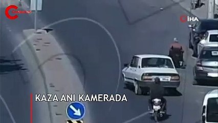 Metrelerce fırladı hiçbir şey olmamış gibi kalkıp yürüdü