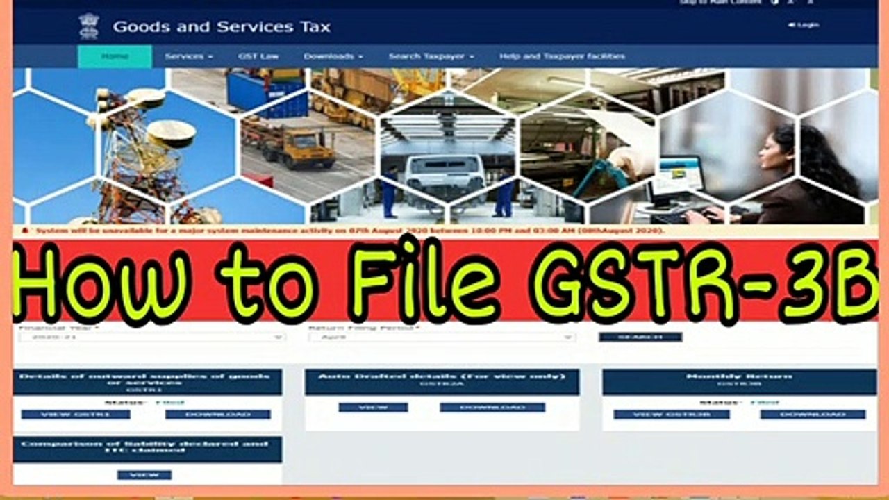 HOW TO FILL & FILE GSTR-3B