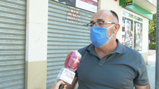 Baja afluencia en las terrazas de Cárcer (Valencia) debido al brote