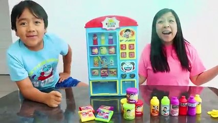 Ryan Vending Machine Kids Toy Story Pretend Play!!!!