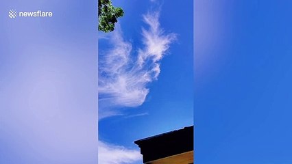Skull-shaped cloud freaks out residents in the Philippines