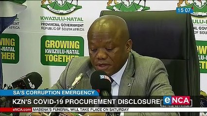 KZN's COVID-19 procurement disclosure