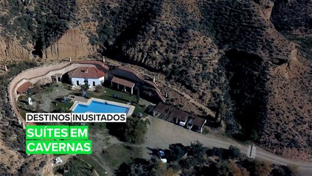 Destinos Inusitados: Suítes em cavernas