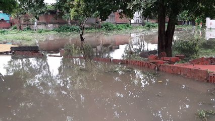 कांंधला बरसात में चलते पालिका, खण्ड विकास कई स्थानों पर जलभराव