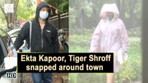 Ekta Kapoor, Tiger Shroff snapped around town