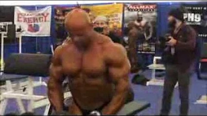 Competitors Lining up backstage 2014 Arnold Classic