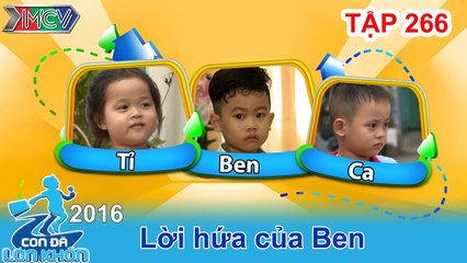Phát sốt với 3 hiệp sĩ nhí và chuyến hộ tống chú thỏ về nhà | CON ĐÃ LỚN KHÔN | Tập 266 | 03/09/2016