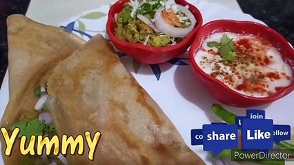 न दाल चावल भिगोने की Tensionन पीसने का झंझट मिनटो में बनाऐCrispy Tasty Dosa||Atta Dosa||Masala Dosa