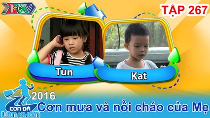 Hai bé 4 tuổi đội mưa dắt nhau đi chợ mua gạo giúp mẹ | CON ĐÃ LỚN KHÔN | Tập 267 | 10/09/2016