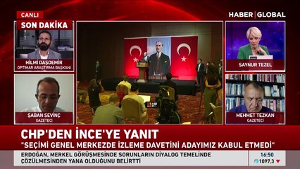CHP'den Muharrem İnce'ye yanıt