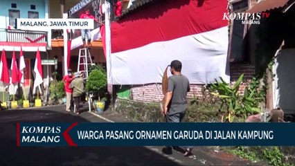 Warga Hias Permukiman, Sambut HUT RI ke-75