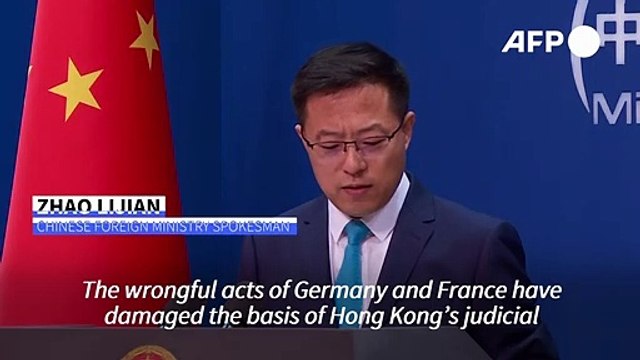 China suspends Hong Kong's extradition treaty with Germany and France