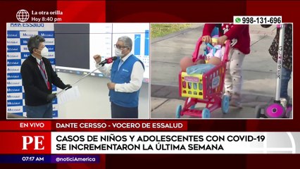 Casos de niños y adolescentes con Covid-19 se incrementaron la última semana | Primera Edición (HOY)