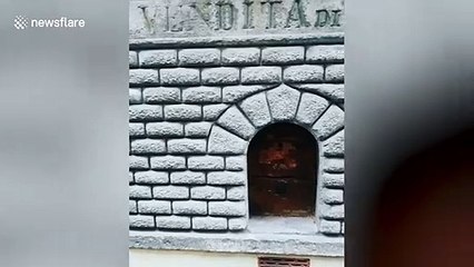 Ancient wine windows made during the plague re-open in Italy amid Covid-19