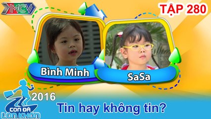 Diễn viên Bảo Trân cho con gái tham gia gameshow thực tế | CON ĐÃ LỚN KHÔN | Tập 280 | 10/12/2016
