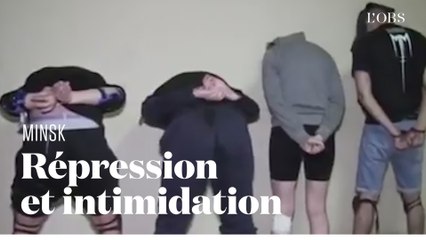 Les terrifiantes images d'intimidation de la TV biélorusse pour dissuader les manifestants