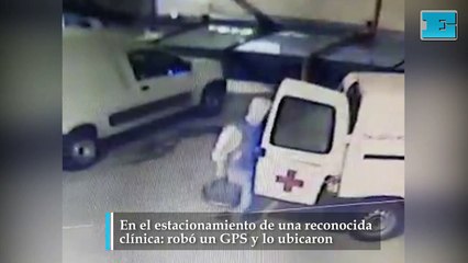 Robo un gps en una Clínica