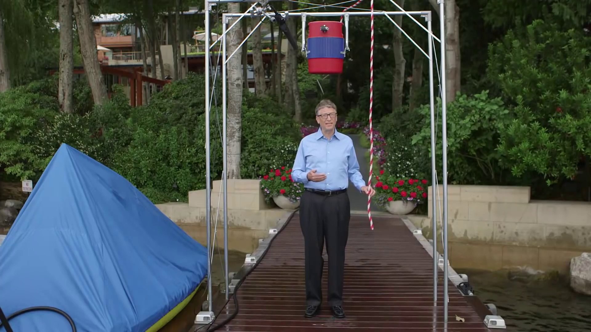 ⁣Bill Gates ALS Ice Bucket Challenge