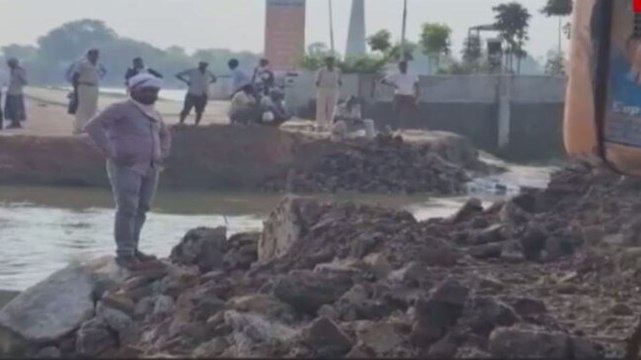 Get Real India: Approach road to bridge caves in before inauguration in Bihar