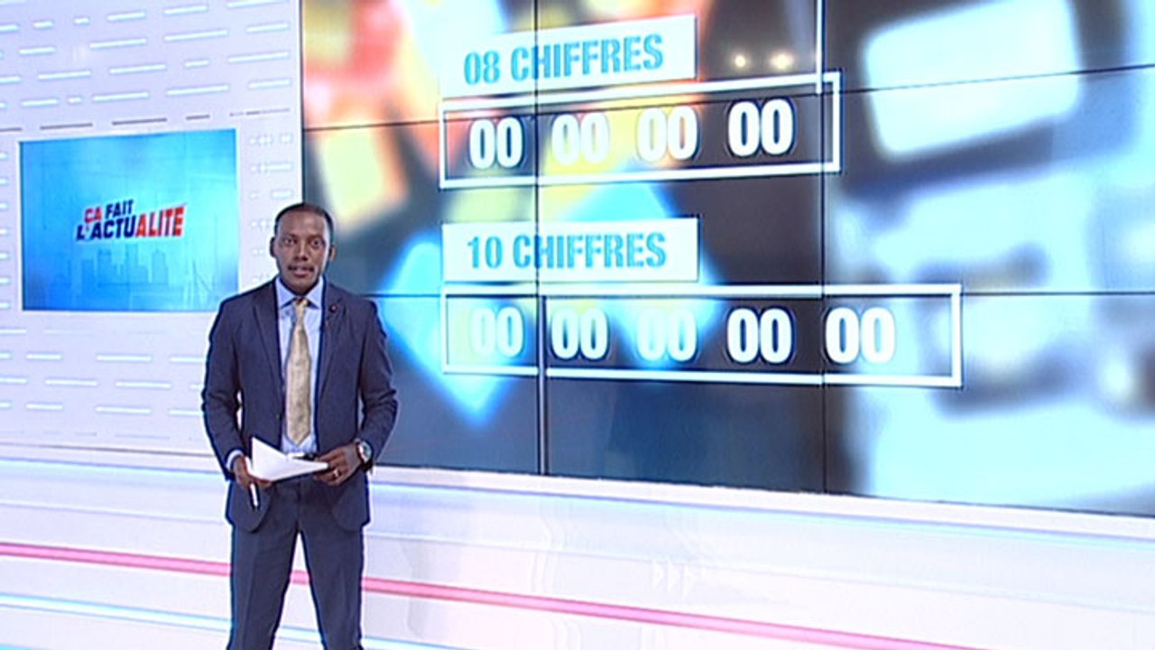 Ça fait l’actualité de RTI 1 du 13 août 2020  sur le passage de la numérotation téléphonique à 10 chiffres en Côte d'Ivoire