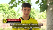 Dortmund youngster Reyna enjoying playing alongside star duo