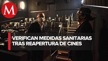 Santiago Taboada recorre cines de Benito Juárez para verificar medidas sanitarias