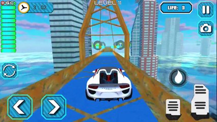 Mega Ramp Racing Car Stunt Challenge - Extreme Impossible Race Games - Android GamePlay #2