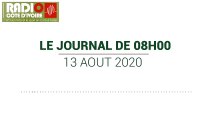 Journal de 08 heures du 13 août 2020 [Radio Côte d'Ivoire]