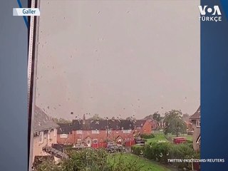 Trafoya Düşen Yıldırım Korkuttu