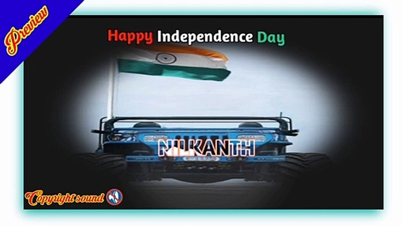 Independence Day || Liquid (Water effect) || Avee Player || Template || Music spectrum