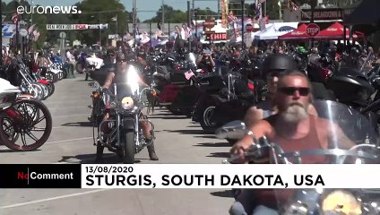 Motorbike enthusiasts gather in South Dakota despite COVID-19 spike