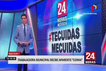 Arequipa: mujer se esconde entre las llantas de cúster para evitar se lleven el vehículo al depósito