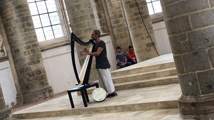 Le harpiste de la troupe des rêveurs